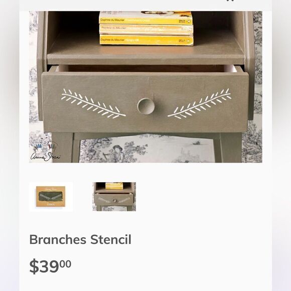 🇬🇧NEW Annie Sloan Branches Stencil - Picture 2 of 6